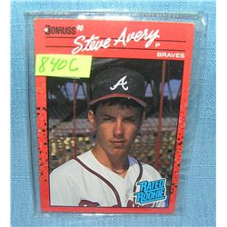 Vintage Steve Avery rookie baseball card