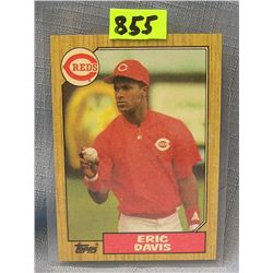 Vintage Eric Davis rookie baseball card