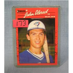 Vintage John Olerud rookie baseball card