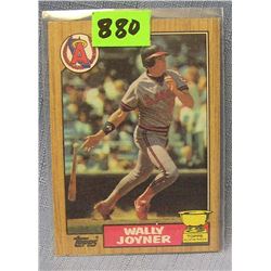 Vintage Wally Joyner rookie baseball card