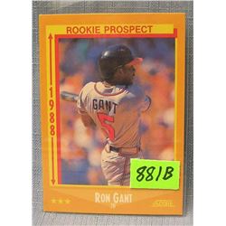 Vintage Ron Gant rookie baseball card