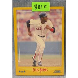 Vintage Ellis Burks rookie baseball card