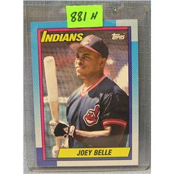 Vintage Joey Belle rookie baseball card