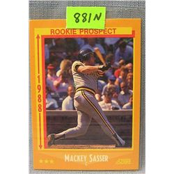 Vintage Mackey Sasser rookie baseball card