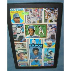 Vintage Andre Dawson all star baseball cards