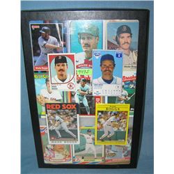 Vintage Wade Boggs all star baseball cards