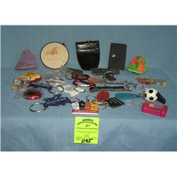 Vintage key chains and collectibles