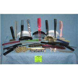 barber shop and bueaty salon  combs and accessories