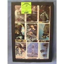 Complete set of 36 early Star Wars cards