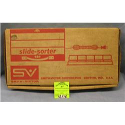 Vintage slide sorter by Smith Victor Corp