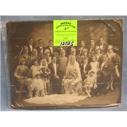 Group of vintage and antique wedding photos