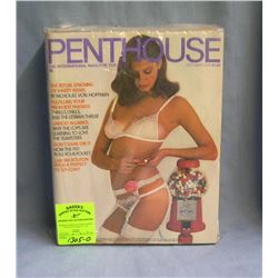 Group of vintage Penthouse magazines