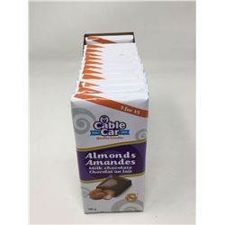 Lot of Cable Car Almond Milk Chocolate Bars (12 x 100g)