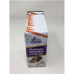 Lot of Cable Car Almond Milk Chocolate Bars (12 x 100g)