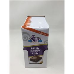 Lot of Cable Car Milk Chocolate Bars (12 x 100g)