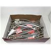 Image 1 : Case lot of Assorted Stainless Steel Braided Faucet Hoses