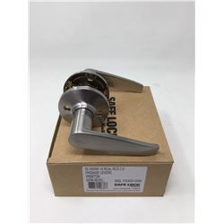 Safe Lock Passage Levers- Winston, Satin Nickel
