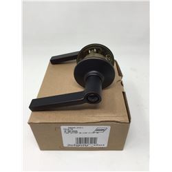 Safe Lock Passage Latch Door Lever- Black Finish