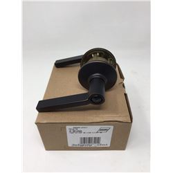 Safe Lock Passage Latch Door Lever- Black Finish