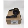 Image 1 : Safe Lock Passage Latch Door Lever- Black Finish