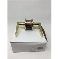 Brass Finish Passage Door Lever