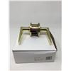 Image 1 : Brass Finish Passage Door Lever