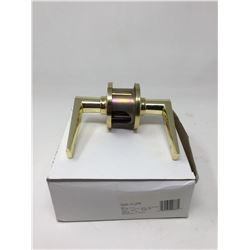Brass Finish Passage Door Lever