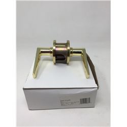 Brass Finish Passage Door Lever