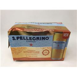 Lot of S. Pellegrino Carbonated Natural Mineral Water (8 x 330ml)