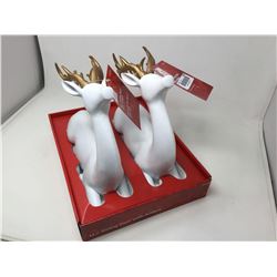 12 inch Sitting Deer (2ct)