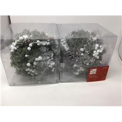 2-8inchFlocked Ornaments