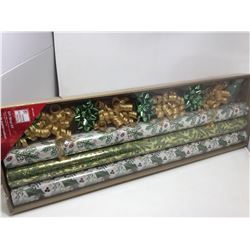 Gift Wrap Kit-Green and Gold