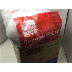 Lot of Decorative Snow Fluff (6 bags)