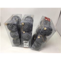 Shatter Resistant Cable Knit Ornaments (3 x 6)