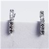 Image 1 : Silver White Topaz Earrings, Suggested Retail Value $100