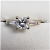 Image 1 : Silver Cubic Zirconia Ring (~Size 7) (~weight 3.4g), Suggested Retail Value $100