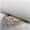 Image 3 : Silver Cubic Zirconia Ring (~Size 7) (~weight 3.4g), Suggested Retail Value $100