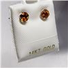 Image 2 : 14K White Gold Citrine(0.4ct) Earrings, Made in Canada, Suggested Retail Value $80