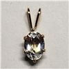 Image 1 : 14K Gold Filled Cubic Zirconia Pendant, Suggested Retail Value $50