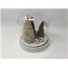 Image 1 : Glass Dome Christmas Tree Ornament