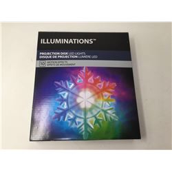 Illuminations Projection Disk LED Lights with 10 Motion Effects
