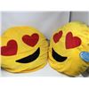 Image 1 : Set of Plush Emoji Pillows