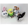Image 1 : 4 Plush Life of Pets Toys