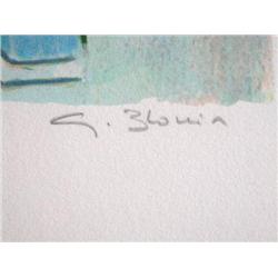 GEORGES BLOUIN Color Lithograph French