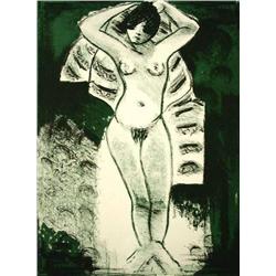 ROGER CRUSAT Litho French Art Nude 1973