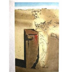 DALI Color Etching Spanish Surrealism 