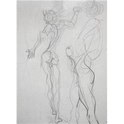 DALI Pencil Drawing Spanish Surrealism