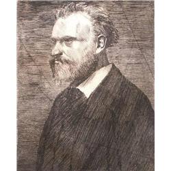 EDGAR DEGAS Etching Impressionism 1861