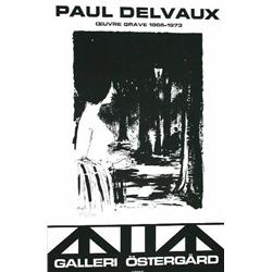 PAUL DELVAUX Lithograph Belgian Art