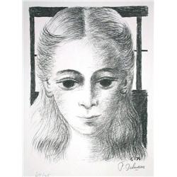 PAUL DELVAUX Litho Belgian Surrealism